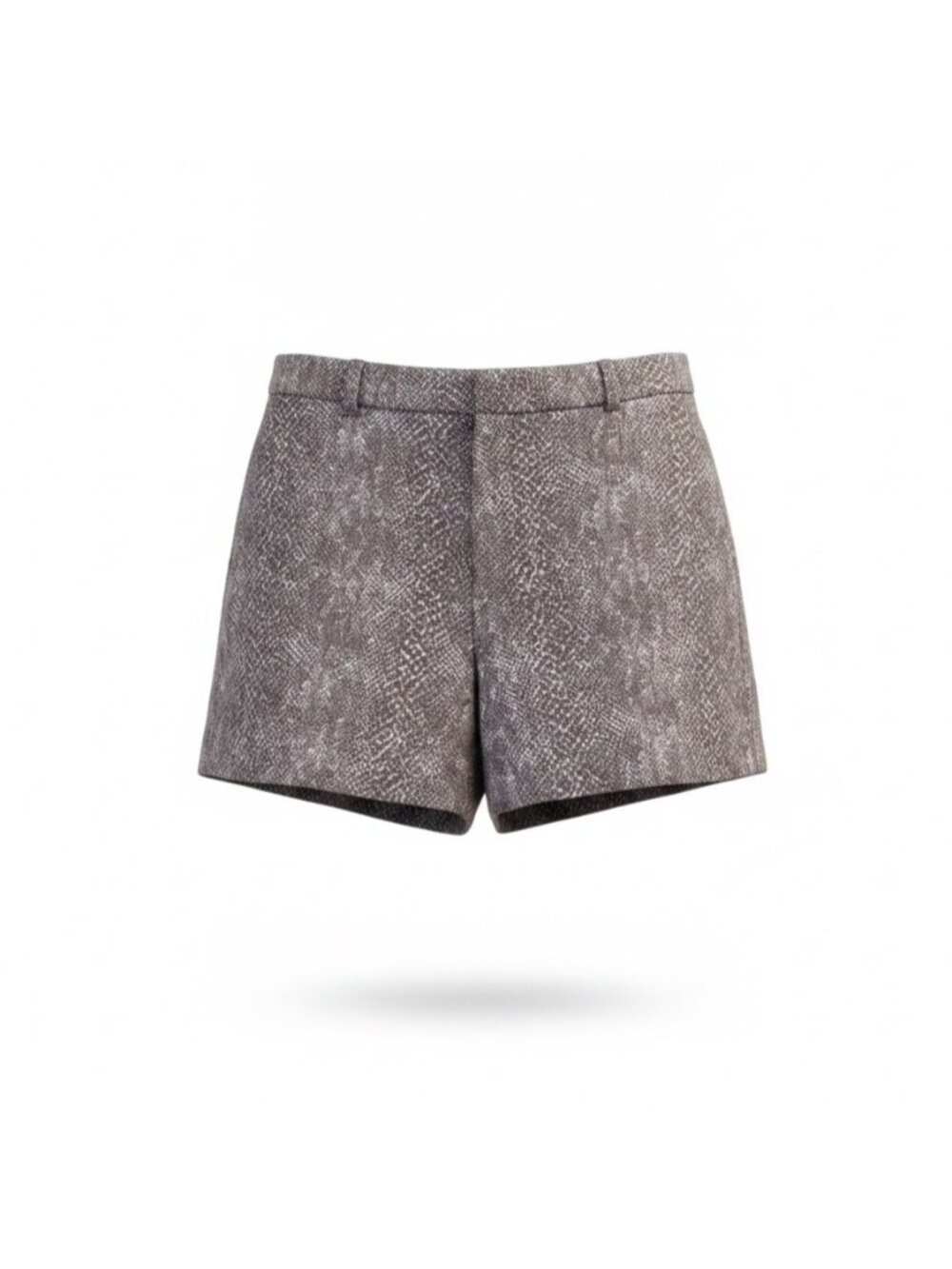 Banana Republic Womens Brown Snakeskin Print Shorts Stylish Look Size 4